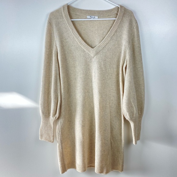 MADEWELL Balloon Sleeve Sweater Dress - Picture 2 of 8